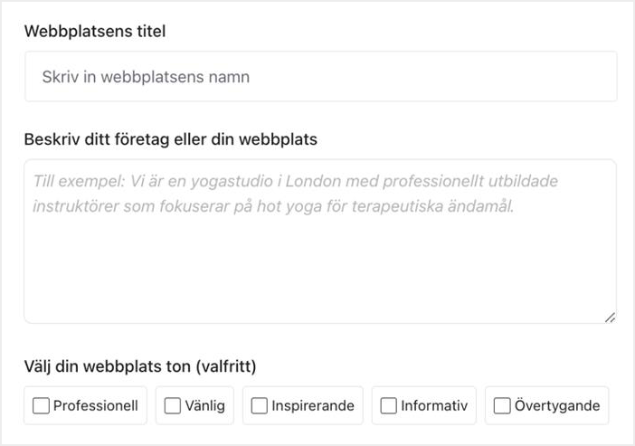 Wordpress AI steg 1