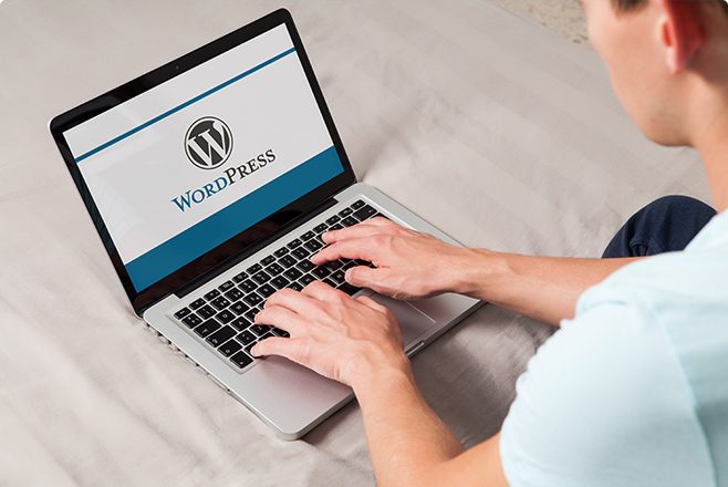 Skapar en hemsida med Wordpress