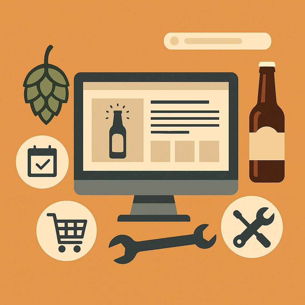 Starta hemsida för mikrobryggeri