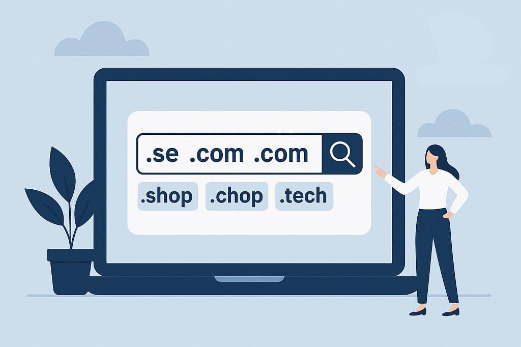 Skillnaden mellan .se, .com och andra toppdomäner