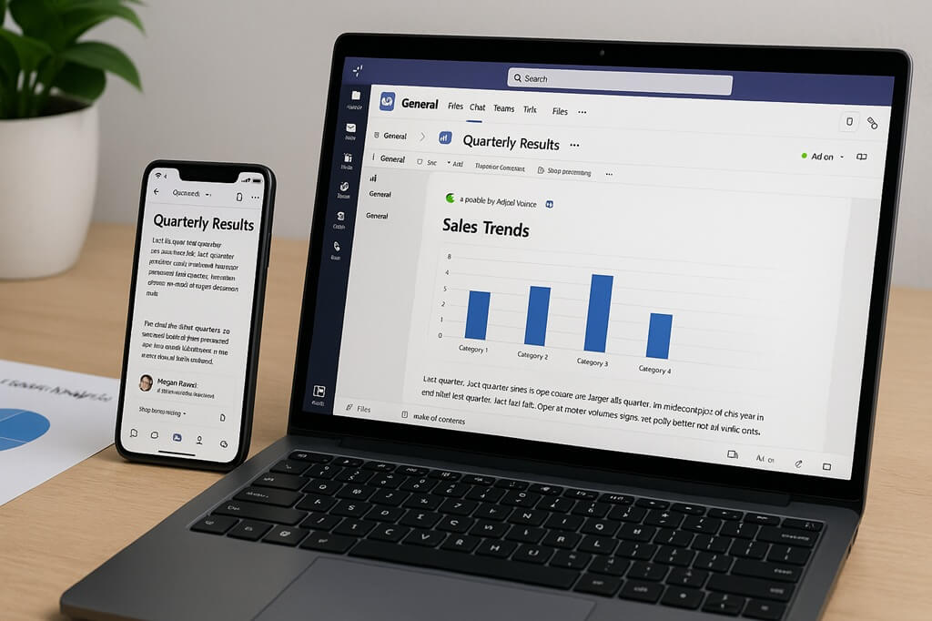 delar och redigerar du dokument i realtid med Microsoft Teams