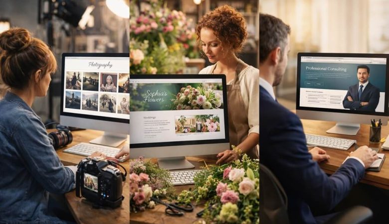 Fotografen, floristens och konsultens olika behov av webbhotell